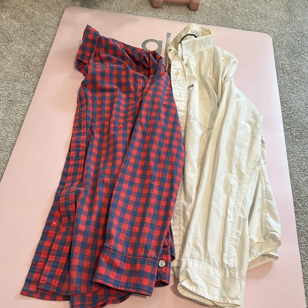 Abercrombie Fitted Casual Men Shirts , 2 pc